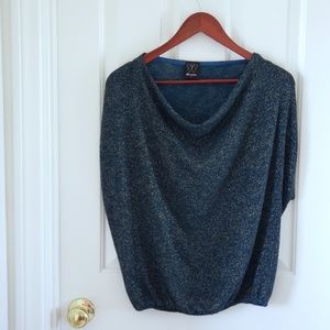 Anthropologie Ella Moss Metallic Flecked Sweater